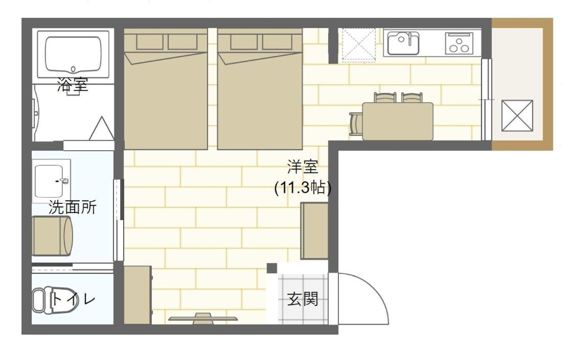 Sakura Shigure Shin-Osaka Apartment Exterior photo